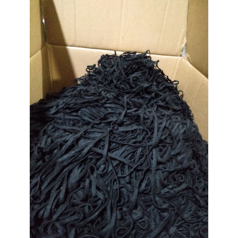 Karet Elastis kiloan ( 6mili isi 1kg ) hitam/putih