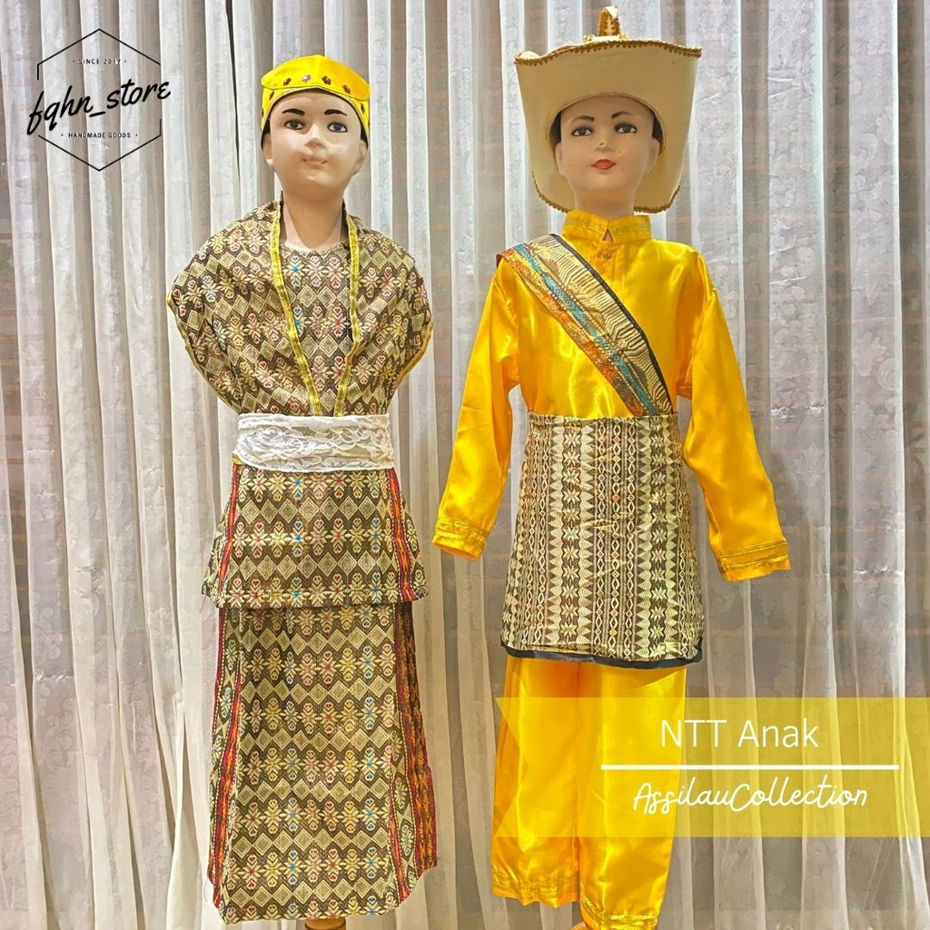 baju adat anak NTT satuan (Laki/Cewek)