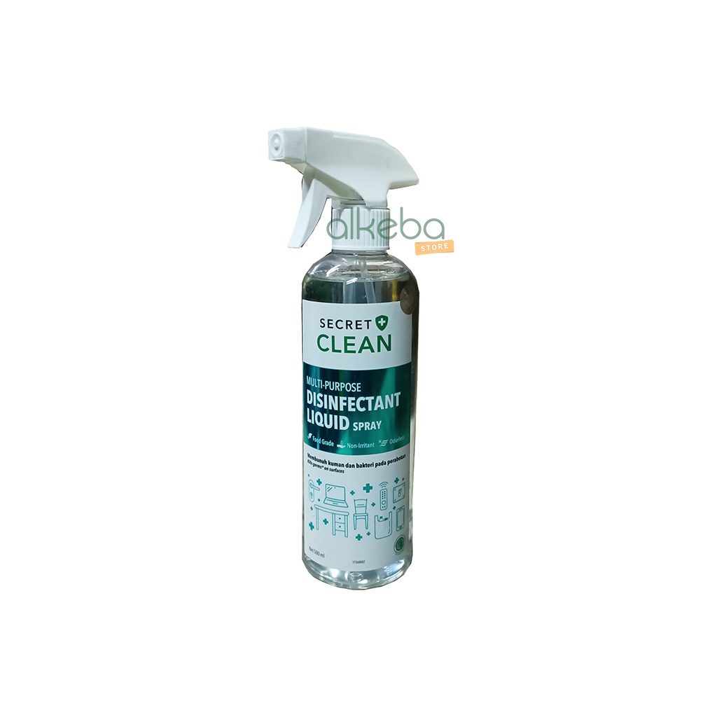 Secret Clean Disinfektan botol Spray 500 ml Desinfectant Liquid Semprot