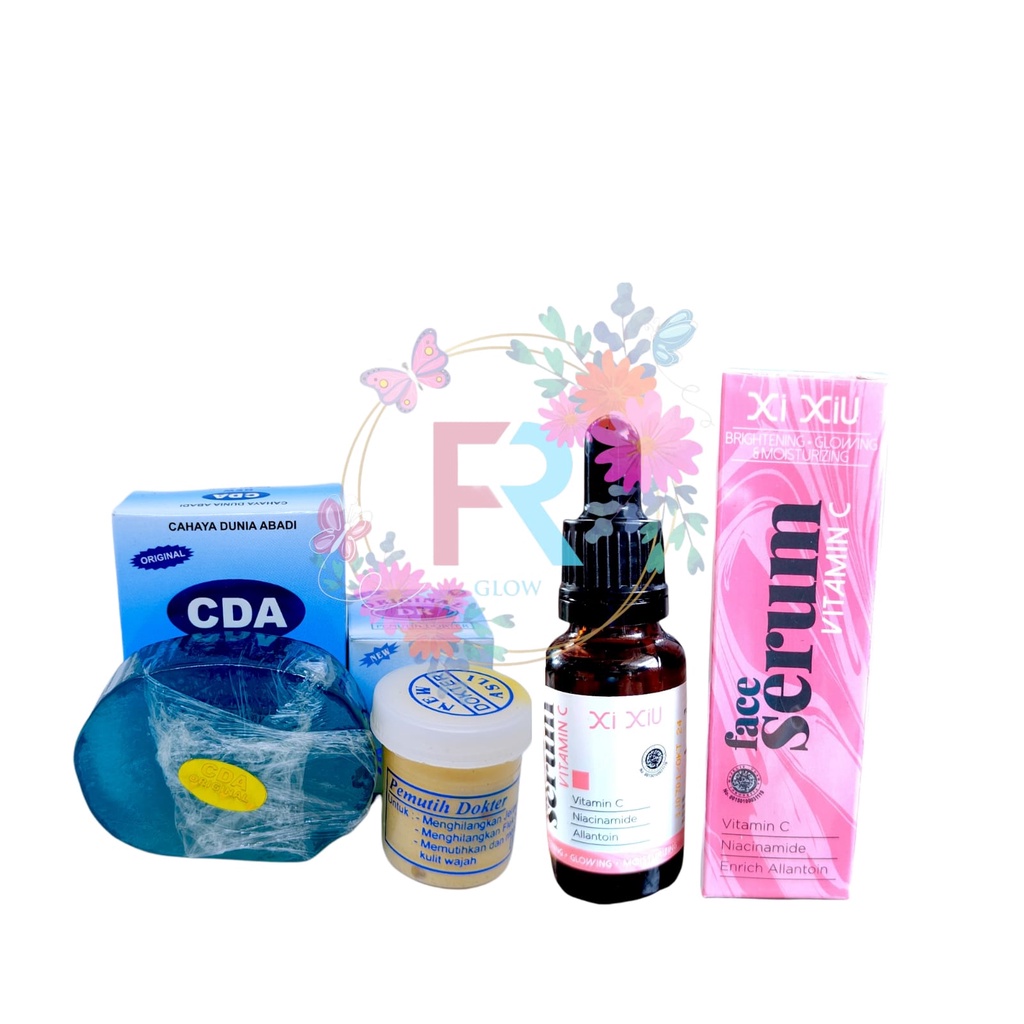 Cream Dr Blue Dan Sabun Cda Biru BPOM Plus Serum Xiuxiu Glow Face Vitamin C ( Bpom )
