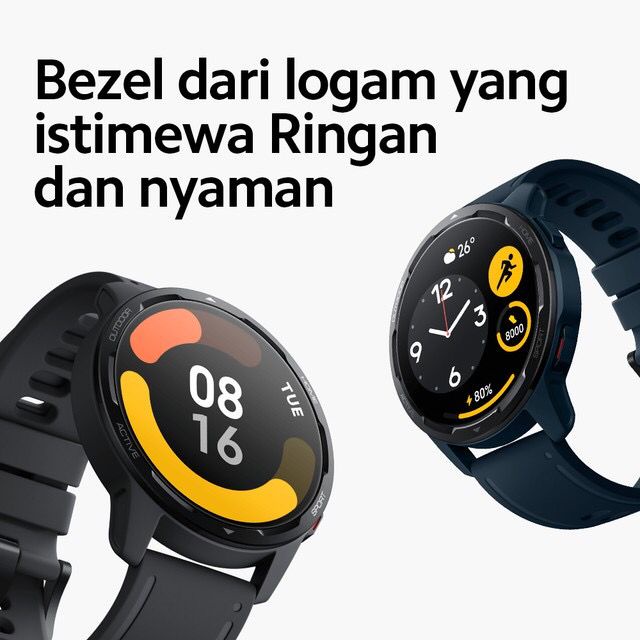 Xiaomi Mi Smart Watch S1 Active Garansi Resmi Xiaomi Indonesia