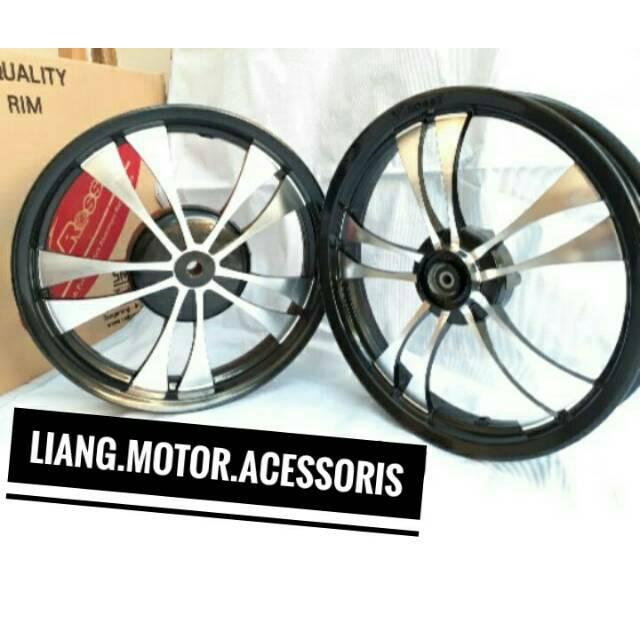Velg. Pelek. Pelak Racing VRossi Original Mdl Venom Cosmic Matic Mio MX Soul Smile Fino Nouvo Dll