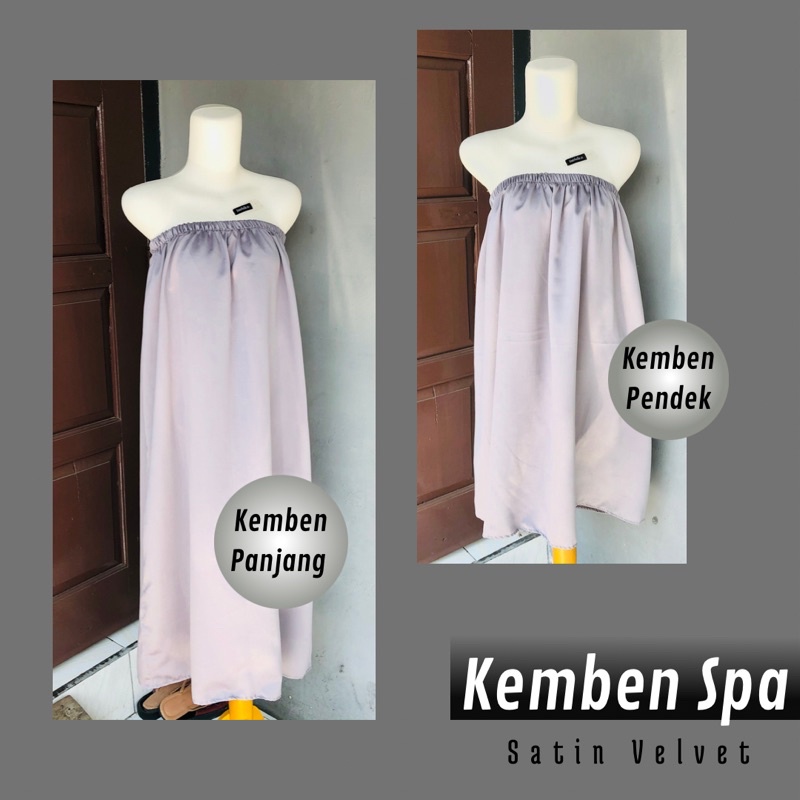 Kemben Spa Facial Salon Kemben Salon Kecantikan Bahan Satin Kemben Klinik Kecantikan Kemben Spa Panj