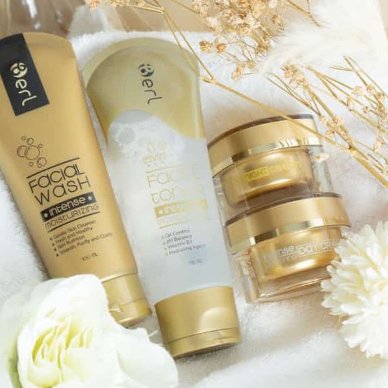 Paket Lightening Series Pouch B Erl Cosmetics skincare aman bpom bahan alami no mercury no hq no par