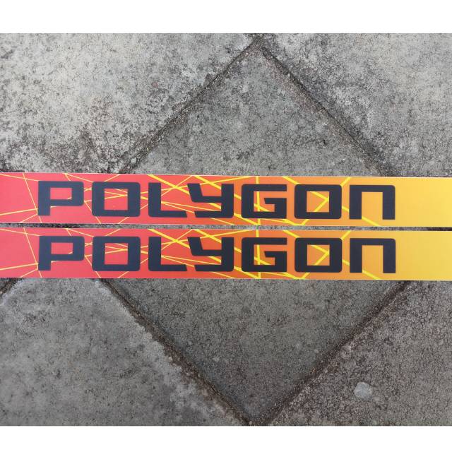 Decal sticker frame bawah(Downtube) polygon xtrada casacade sisiku - DOFF