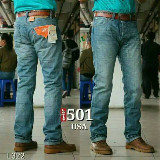 CELANA JEANS PRIA LEVIS 501 IMPORT USA ORIGINAL