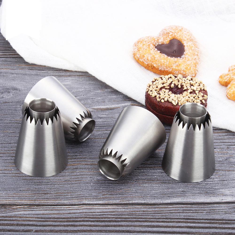 [Elegan] Icing Piping Nozzle Dessert Biskuit Cupcake Kue Dekorasi Rusian Pastry Tip