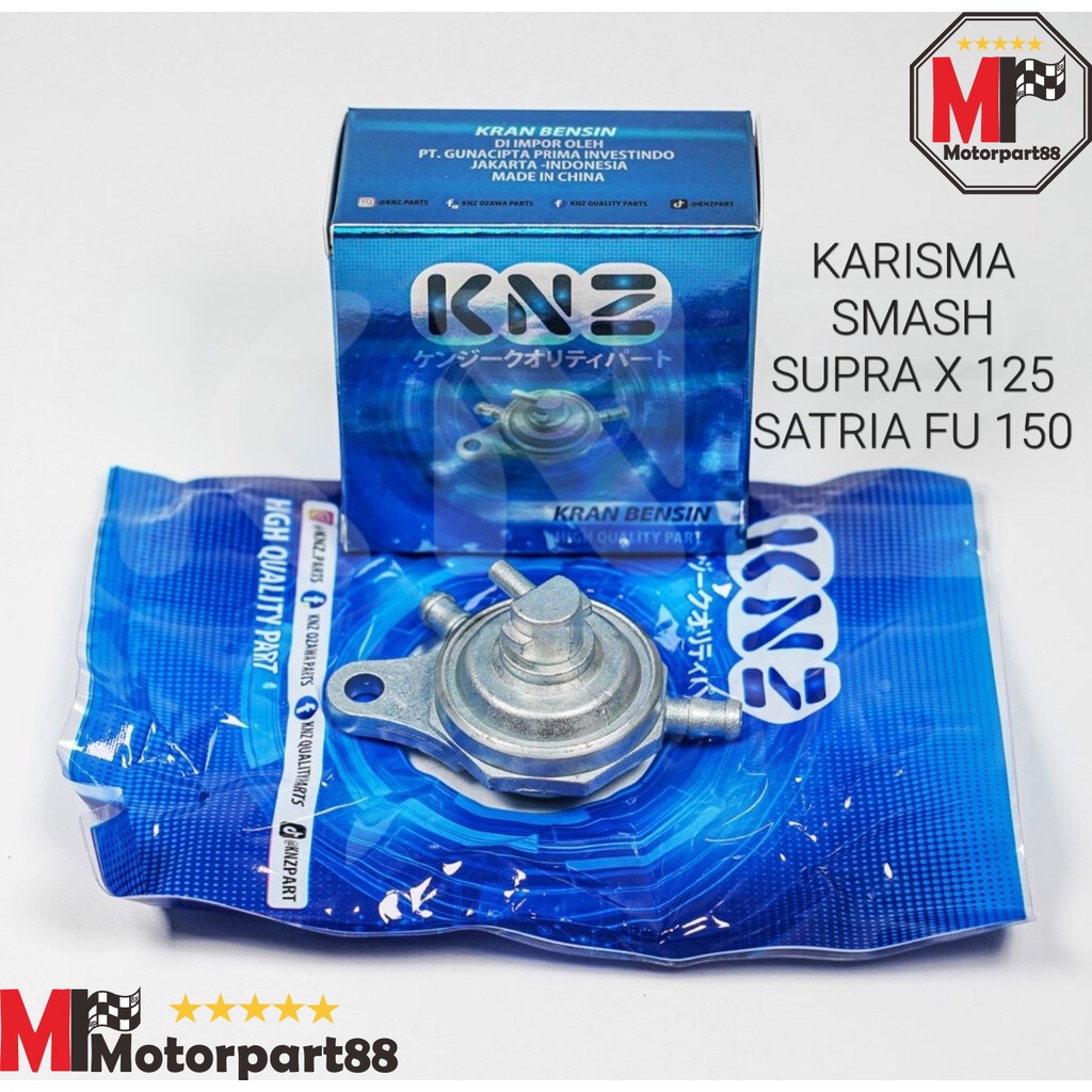 KRAN KERAN BENSIN  KNZ MEMBRAN SMASH KARISMA SUPRA X125 SATRIA FU 150