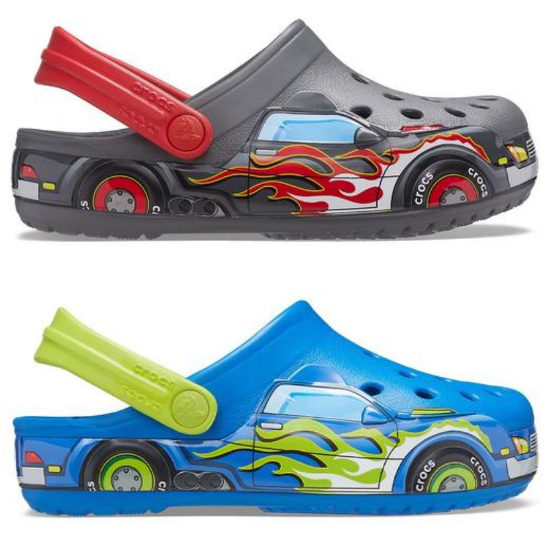 Crocs Kids Fun Lab Truck Band Clog / Sandal Crocs Anak laki-laki / Crocs Anak / Sandal Anak / Crocs