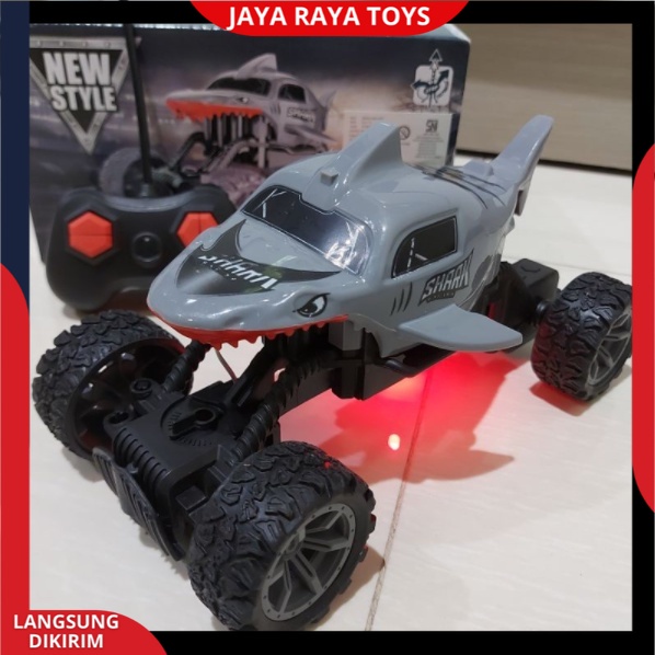 Mainan Mobil Remot Control Offroad Climbing HIU BABY SHARK Rc Car NEW STYLE Ban Karet SUper Speed