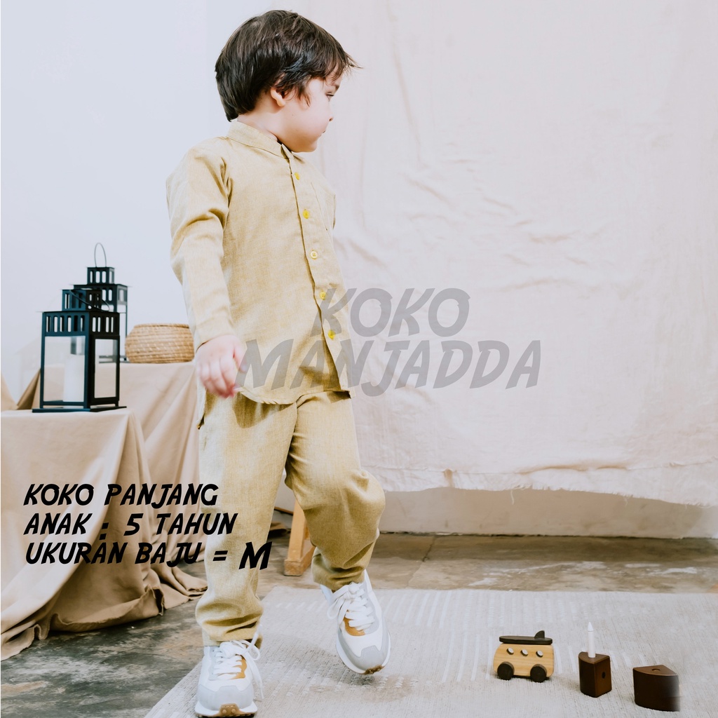 paket 20 pcs setelan koko anak bahan katun toyobo / katun madinah