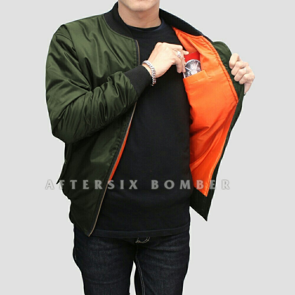 [TURUN HARGA] JAKET POLOS / JAKET PRIA BOMBER POLOS PILOT