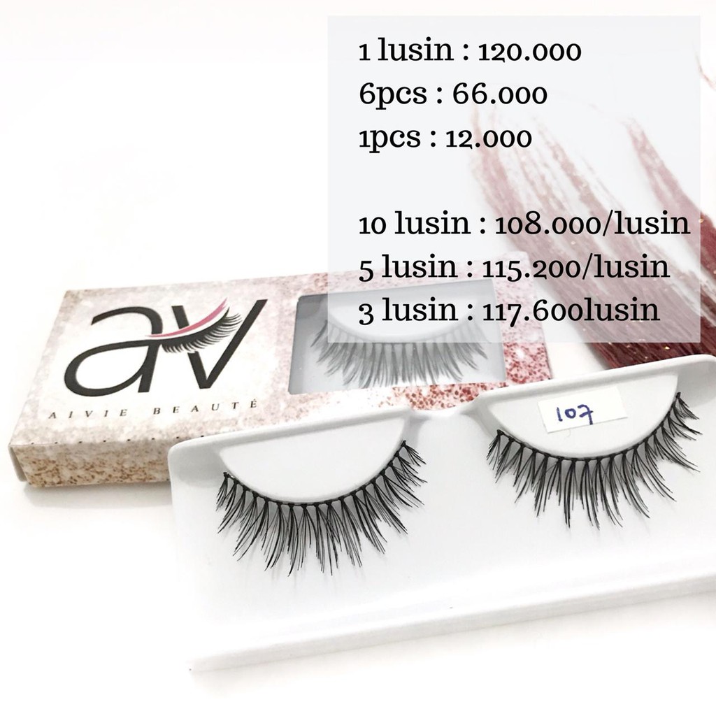 Bulu Mata Palsu Premium Lashes code 107 AivieLashes