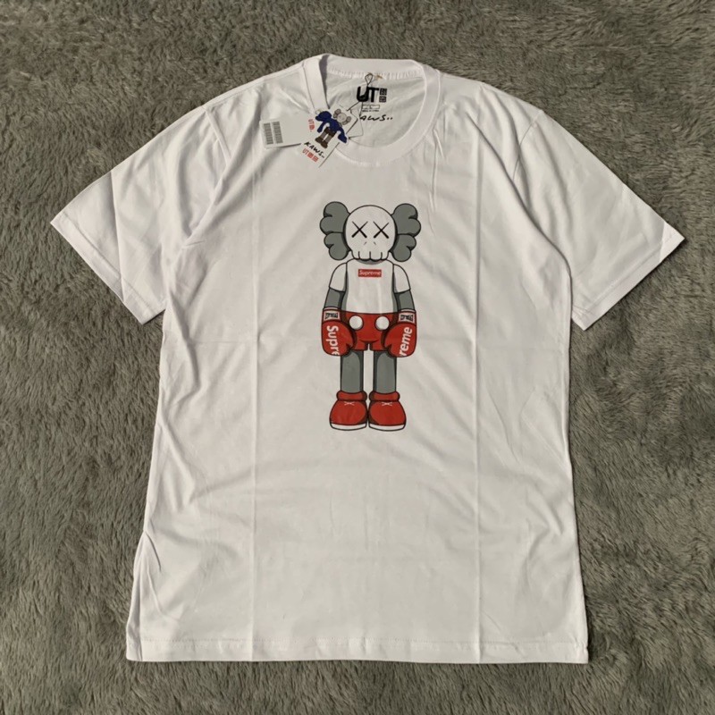 Kaos Tshirt Uniqlo X Kaws Supreme Boxer Fulltag