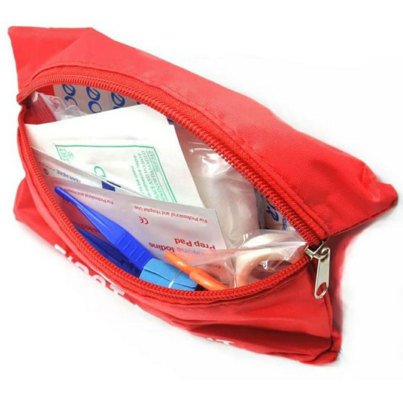 Kotak P3K 13in1 super lengkap Travel first Aid Kid Bag tas obat P3K portable