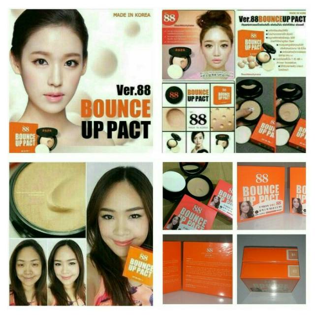 BEDAK FACE POWDER VER 88 ASLI ORIGINAL KOREA FOUNDATION