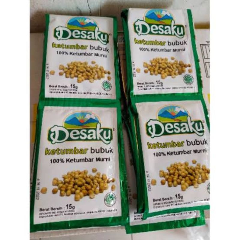 

Desaku Ketumbar Bubuk 1 Rcg isi 12 Sachet @ 15 Gram