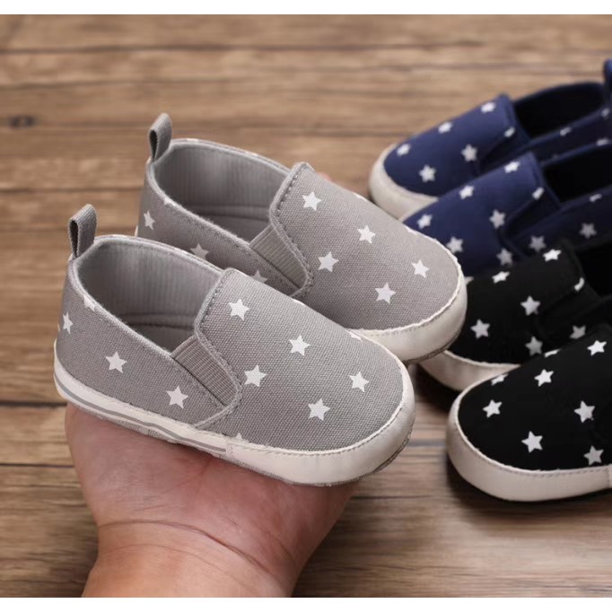 HappyOliver D06 LITTLE STARS Sepatu prewalker bayi dan anak perempuan