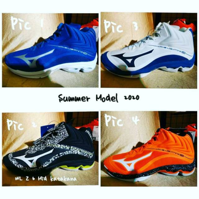 Sepatu Mizuno Wave Lightning Z6 mid wlz 6 mid sepatu voli olahraga