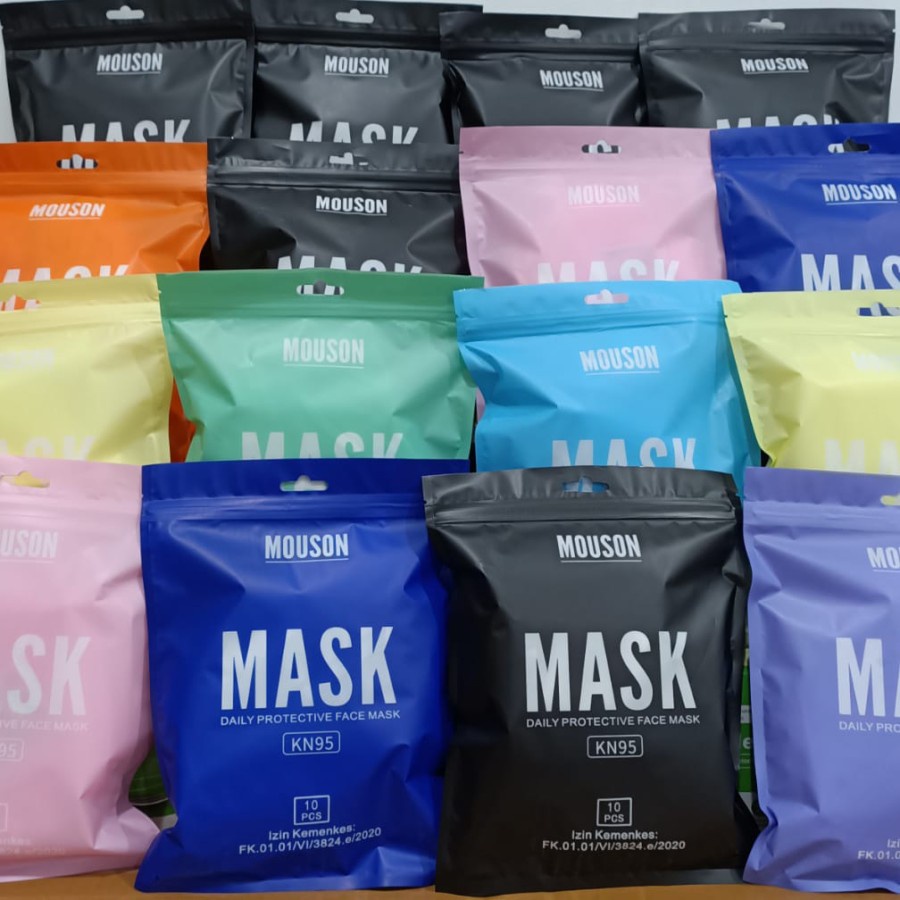 Masker KN95 Mouson Premium Colour Antivirus Protection