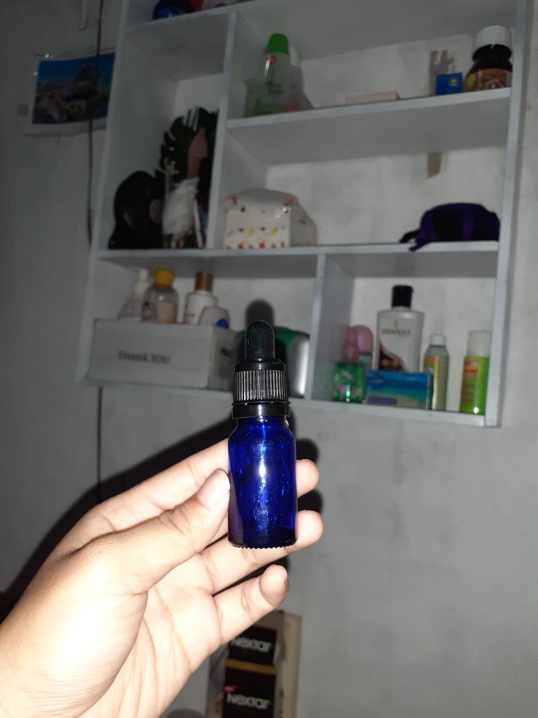 Botol Kaca Biru Tebal Pipet 10ml / Botol Essential 10cc