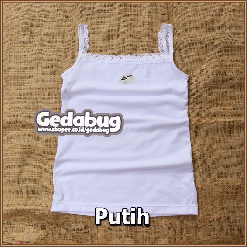 Tangtop Lutty RENDA KECIL SNI | Pakaian dalam wanita tank top warna - gedabug