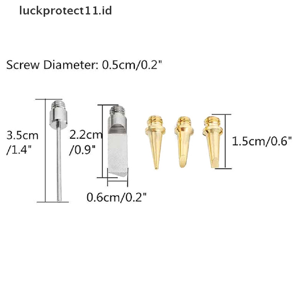 //HG&amp;ID// 5Pcs HS-1115K Butane Gas Soldering Iron Kit Welding Kit Torch Pen Tool .