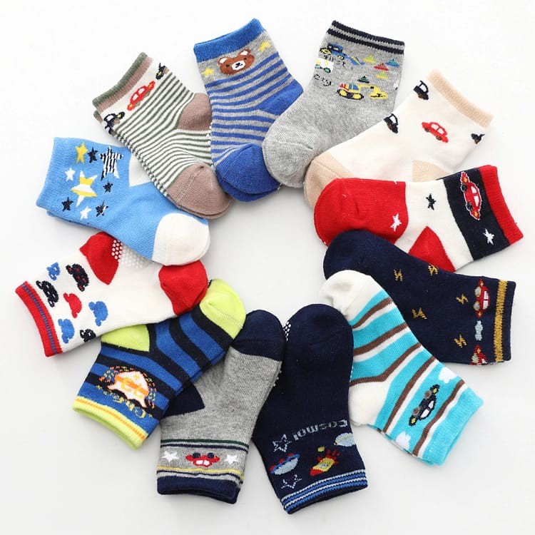 TOKO KL | KAOS KAKI BAYI MOTIF KARAKTER LUCU  LAKI LAKI PEREMPUAN / BABY SOCKS IMPORT MURAH