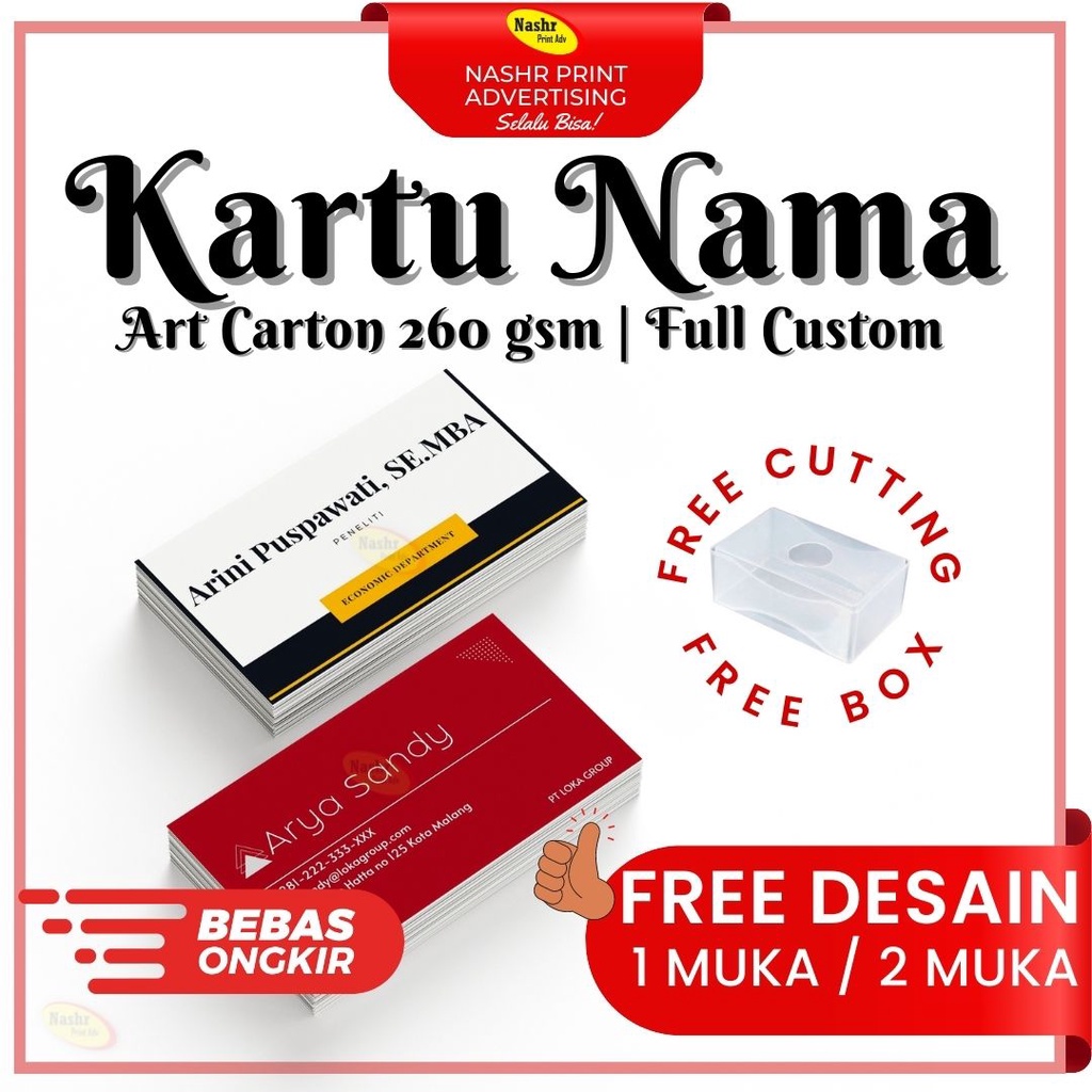 

KARTU NAMA CUSTOM | KARTU NAMA CALEG | KARTU NAMA 2 SISI | KARTU NAMA PREMIUM KARTU NAMA TASYAKURAN