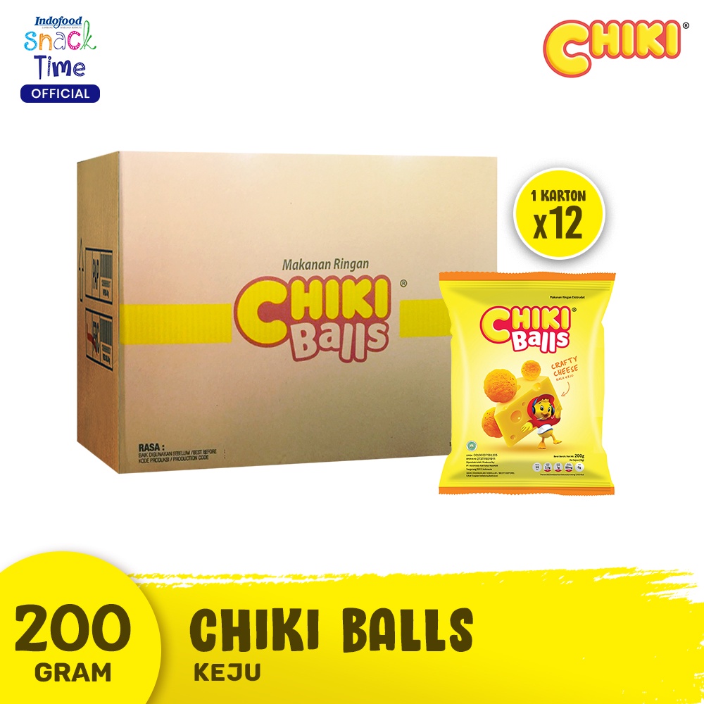 

Chiki Ball Keju 200 Gr - 12 Pcs [1 Carton]