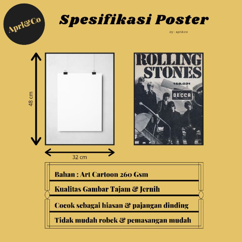 [20 Pcs] Poster Kamar | Metalhead | Band | Free Fire | Random | Motorcycle | Pop Punk | Aesthetic