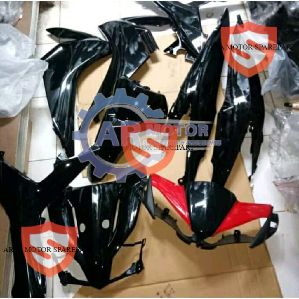 FULL BODY HALUS HONDA BLADE NEW 110 KARBU HITAM
