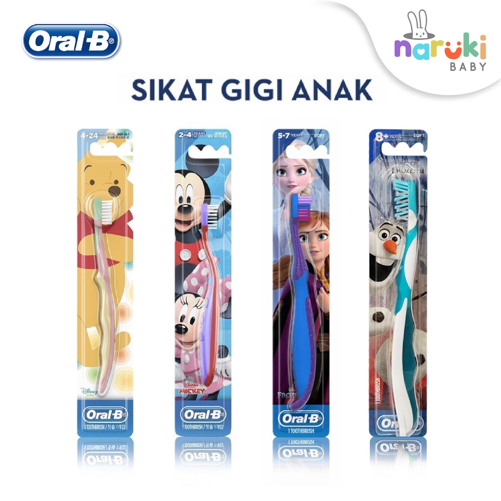 Oral-B Sikat Gigi Anak Stage 1 2 3 4 OralB Baby Kids Toothbrush Stages