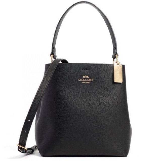 Coach Town Bucket Black(91122)