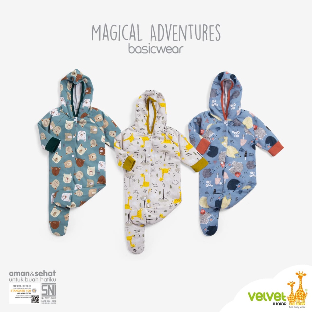 Velvet Junior Jumper Panjang 3set