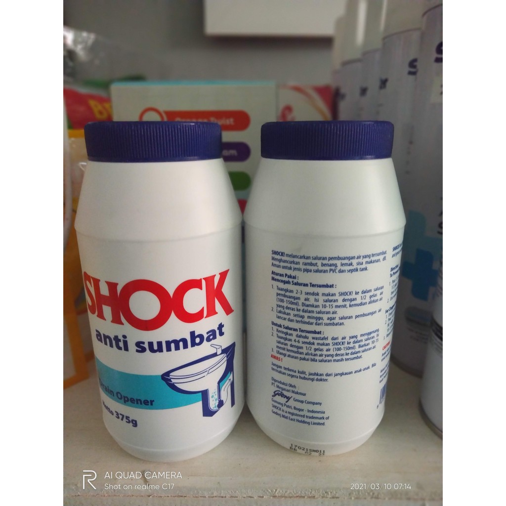 RB Anti Sumbat WC / Shock Anti Sumbat / Anti Mampet / Shock Botol 375 Gr