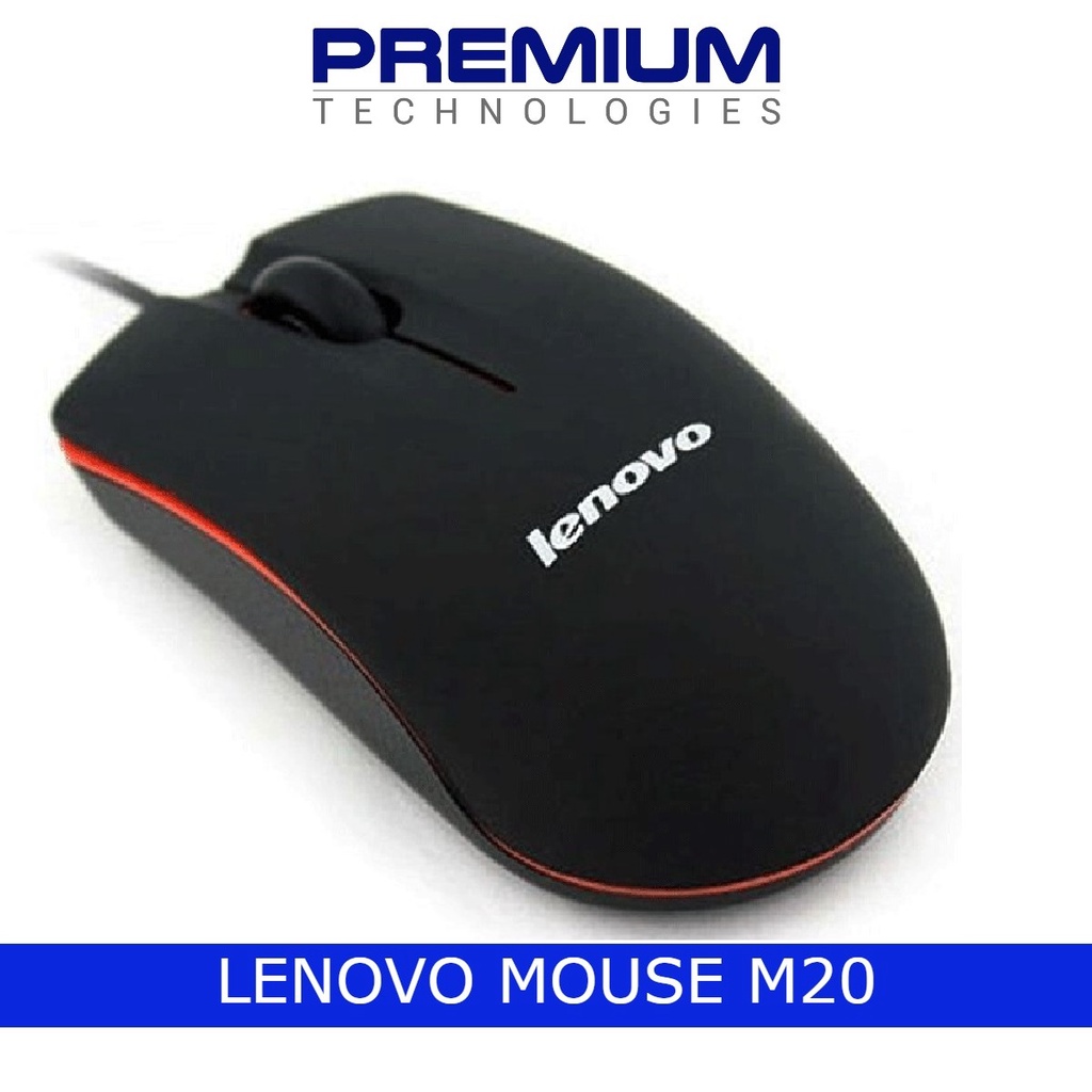 Mouse  Laptop Komputer Lenovo M20 Optical USB Mouse / Mouse M20 / M20
