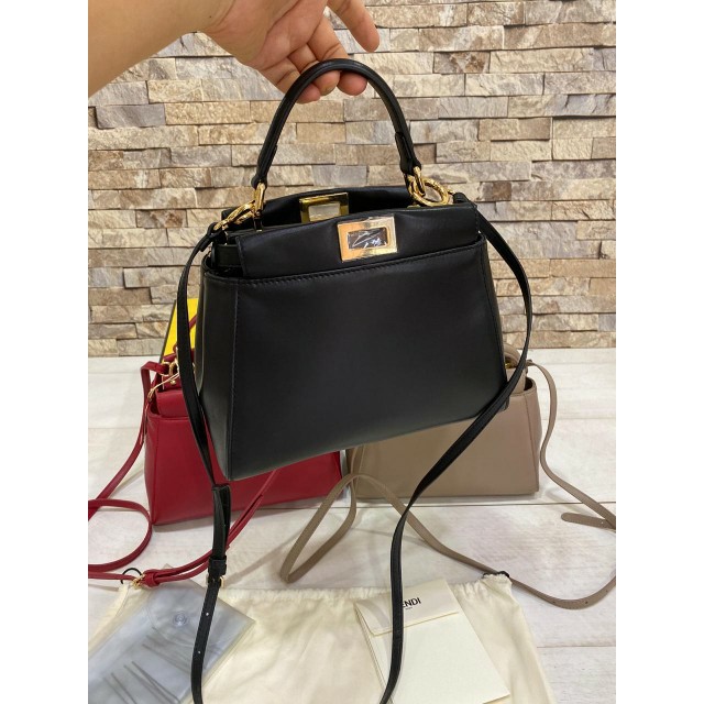 Tas Fendi Peekabo Iconic Mini HITAM Super Mirror