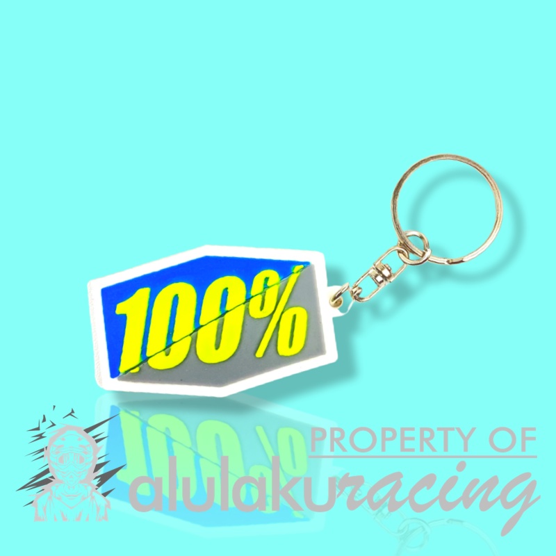 Gantungan Kunci / Keychain Motocross Trail Logo 100 Percent - SP005