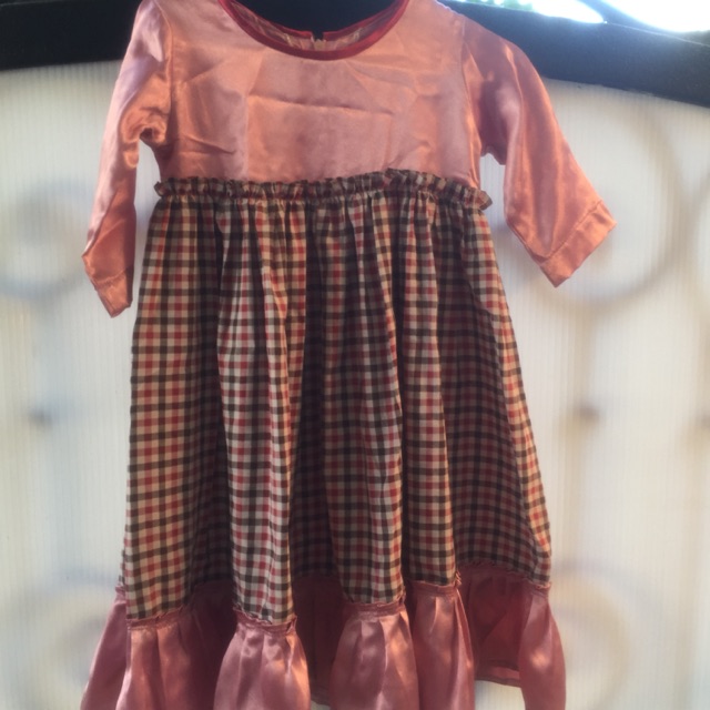 gamis anak kotak kotak