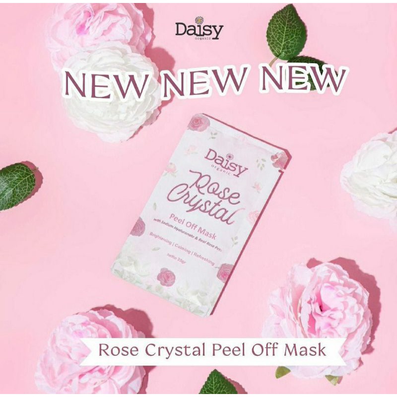 ROSE CRYSTAL PEEL OFF MASK DAISY