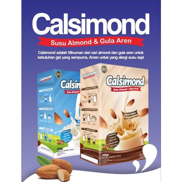 

SUSU CALSIMOND/ SUSU ALMOND GULA AREN BOOSTER ASI YANG ENAK // ORIGINAL