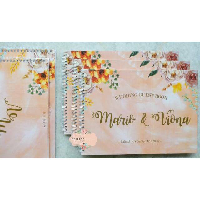 Buku Tamu Jilid Spiral Hardcover/Guest Book