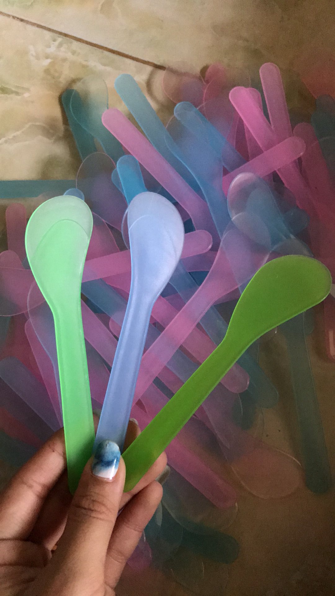 Spatula / Sendok Plastik Masker / Spatula Masker / Sendok Masker