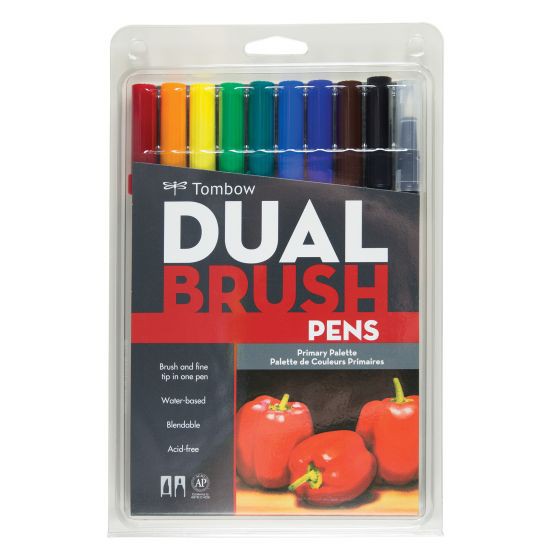 

TOMBOW ABT 10 COLORS SET PRIMARY PALETTE SERIES / DUAL BRUSH PEN ART COLLECTION