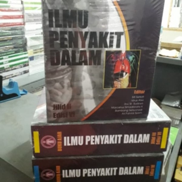 Buku Kedokteran buku ajar ilmu penyakit dalam  ipd ui 1 set isi 3 buku