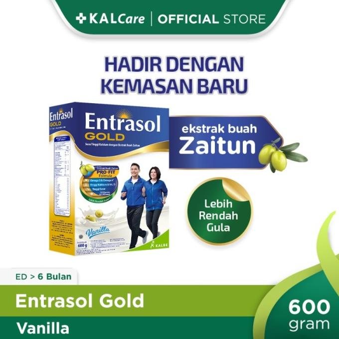 

BAYAR DITEMPAT Entrasol Gold Coklat / Vanila 600gr - Gold Vanila 600