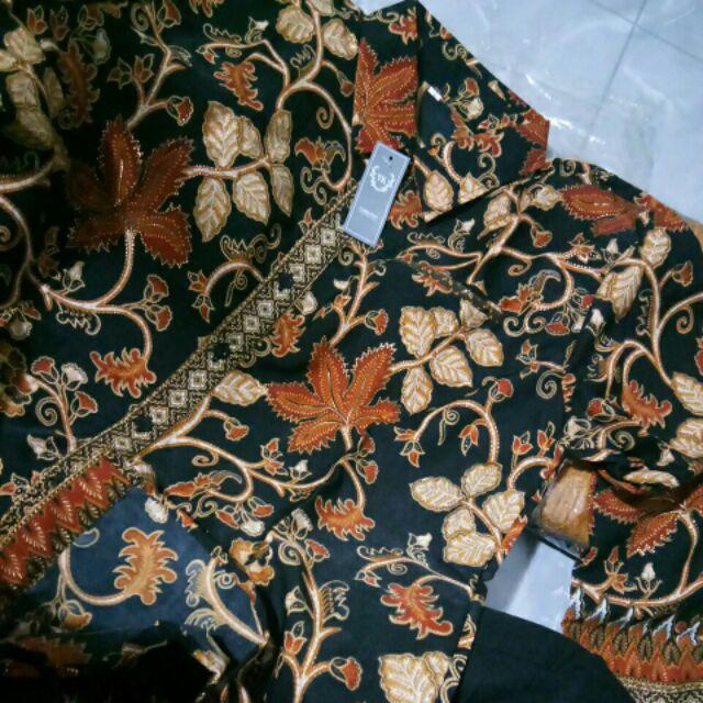 (real Pict) Couple Batik Kebaya Brukat Cp Sarwendah Jumbo Xl