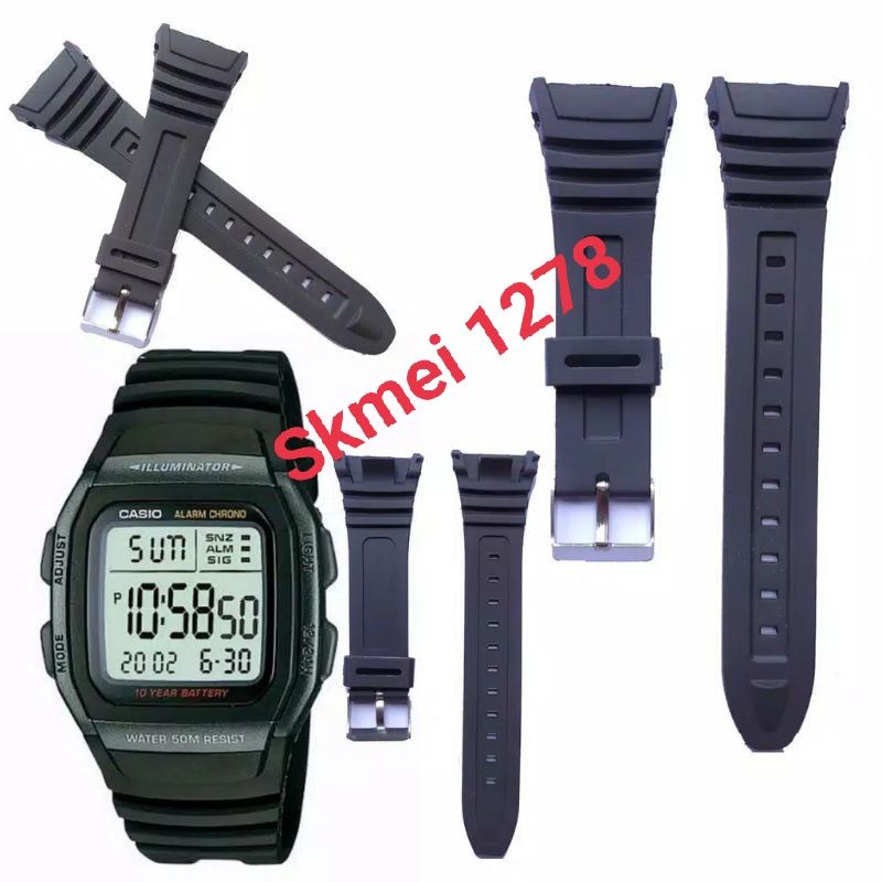 TALI JAM SKMEI 1278 TALU JAM TANGAN SKMEI 1278 STRAP SMEI 1278 RUBBER SKMEI 1278 JAM TANGAN SKMEI