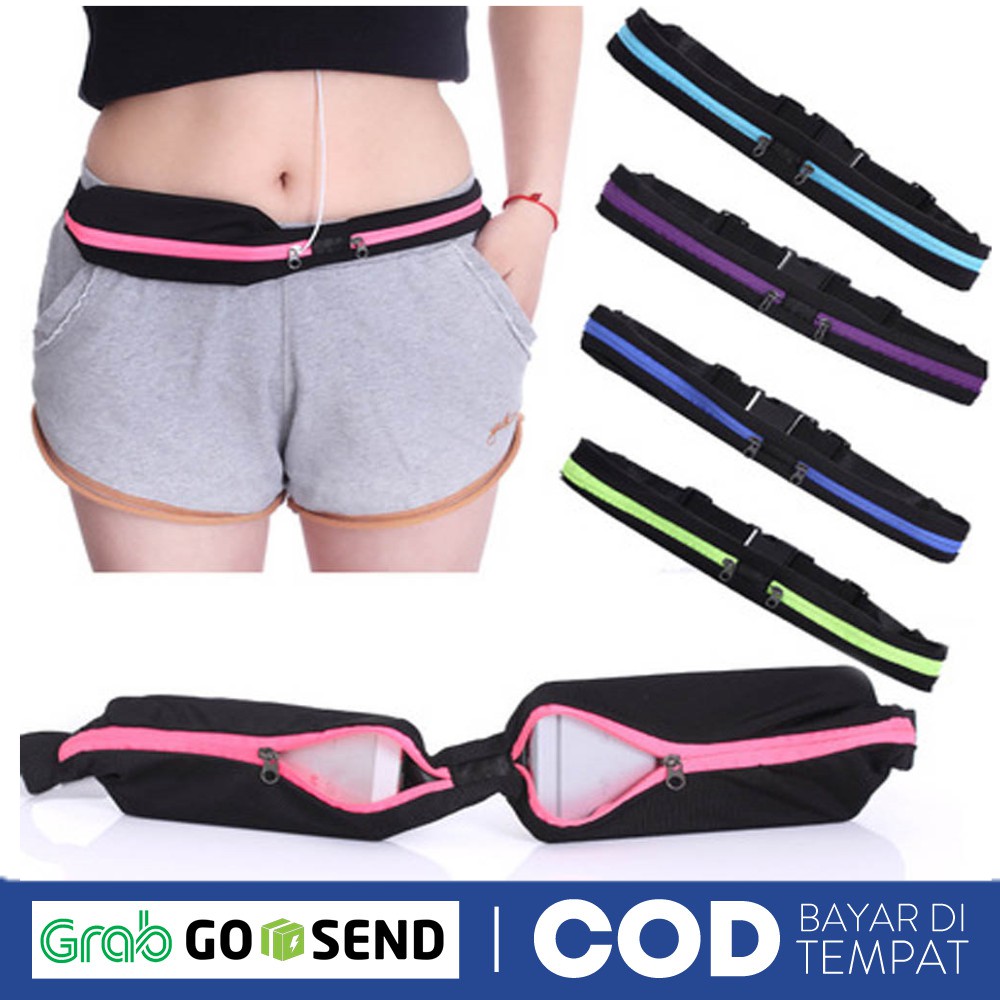 Highland - Tas Pinggang Jogging Waist Bag Jogging Double Paket TPL02